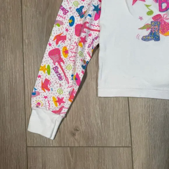 Vintage 90s Barbie long sleeve shirt Girls size 10 made in usa 100% cotton - Picture 6 of 8